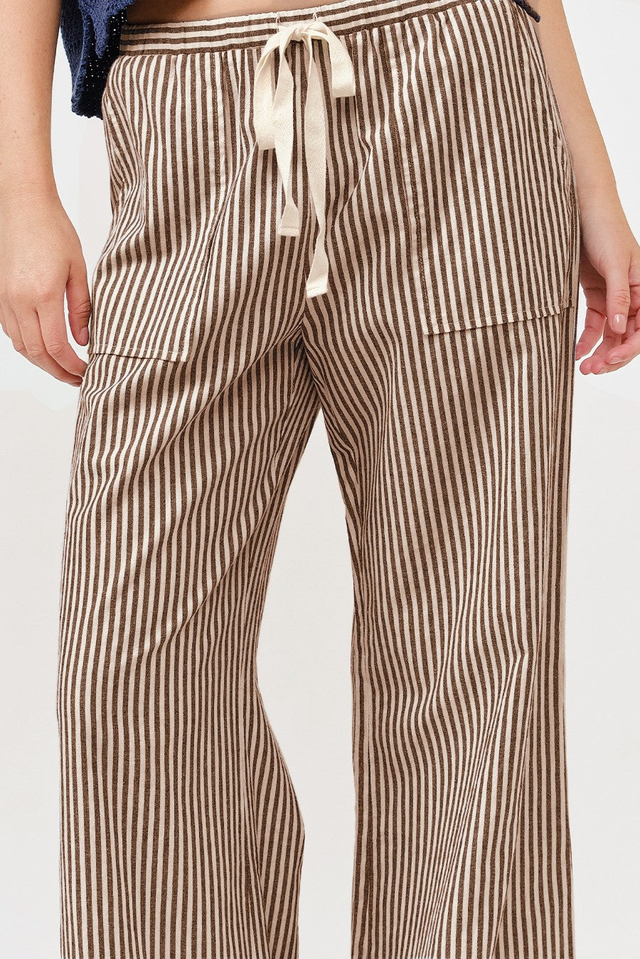 Striped Wide Pants