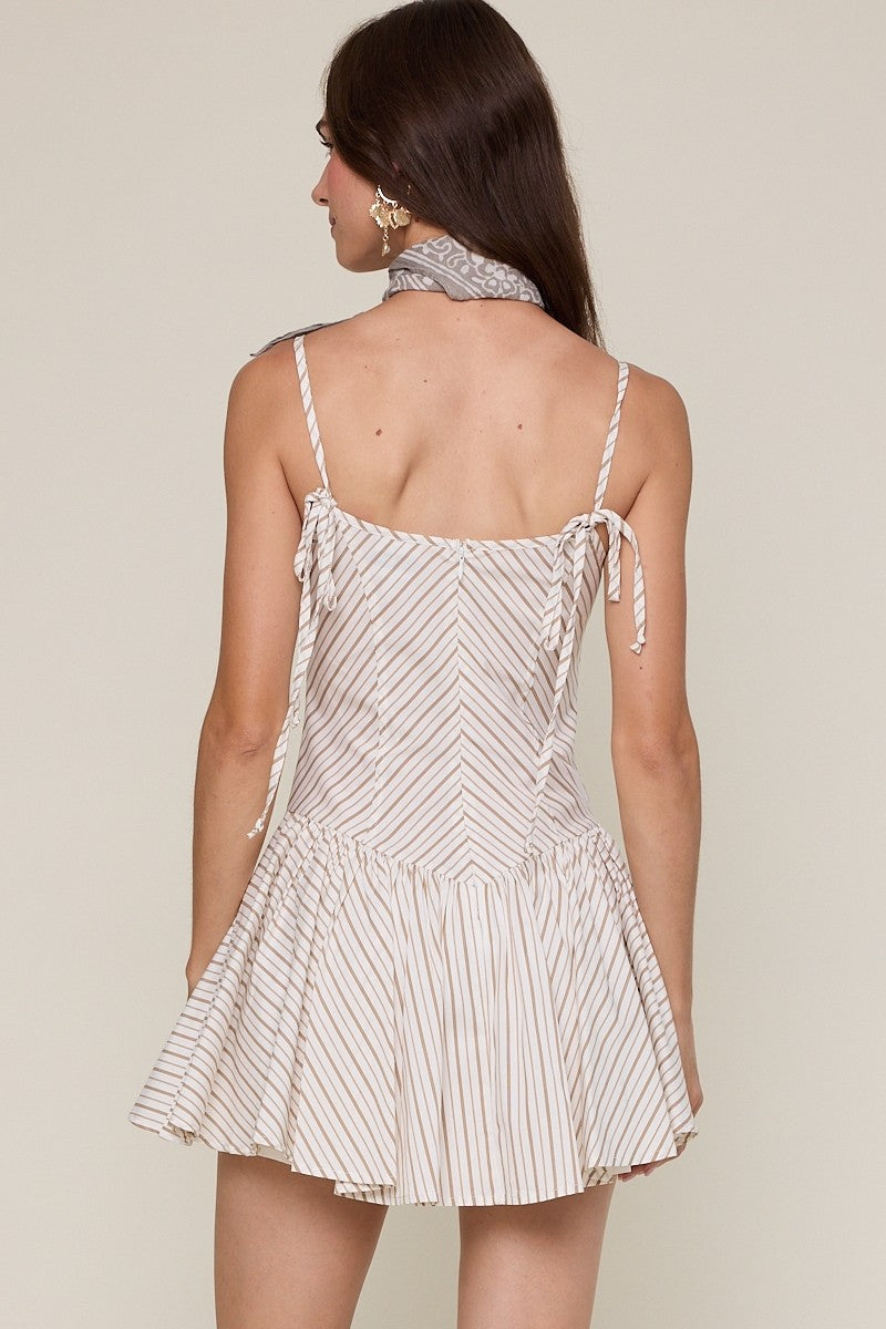 Striped Mini Dress (SEPTIEMBRE)