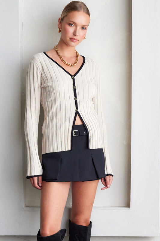 Mia Ribbed Knit Top