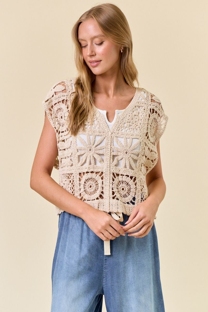 Macrame Vest Top