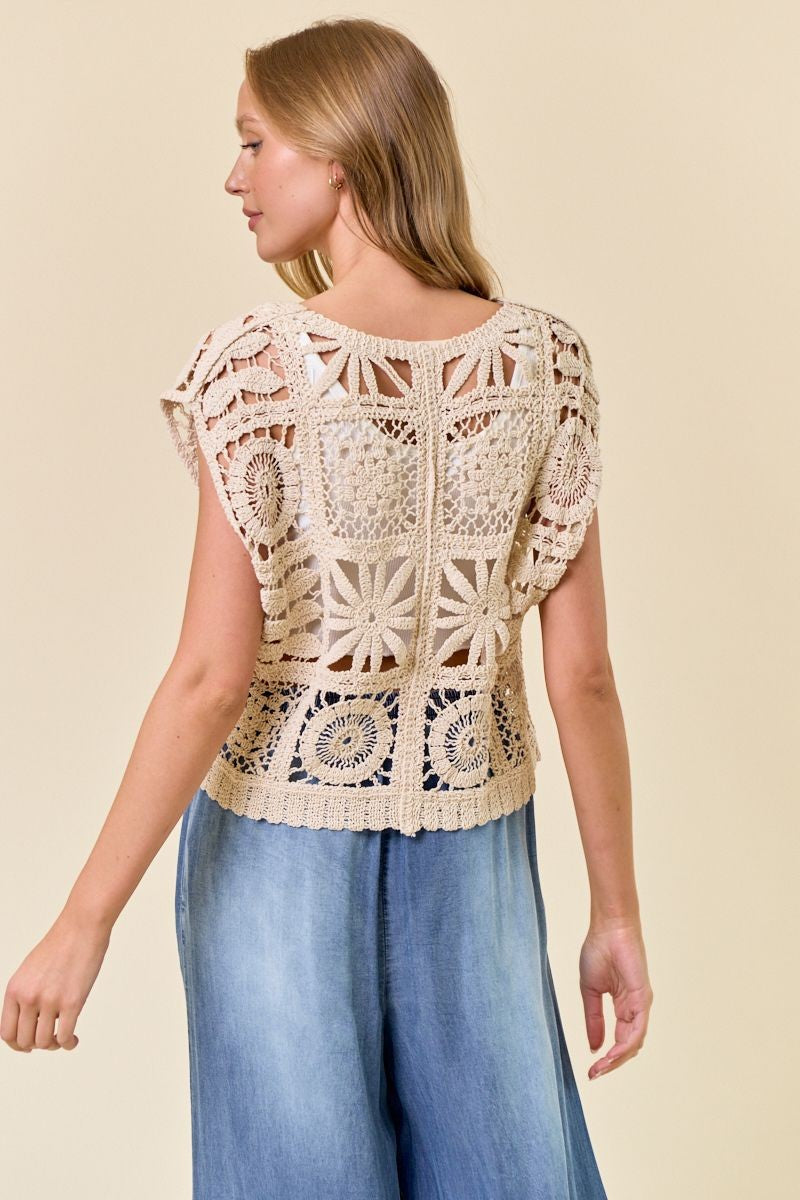 Macrame Vest Top