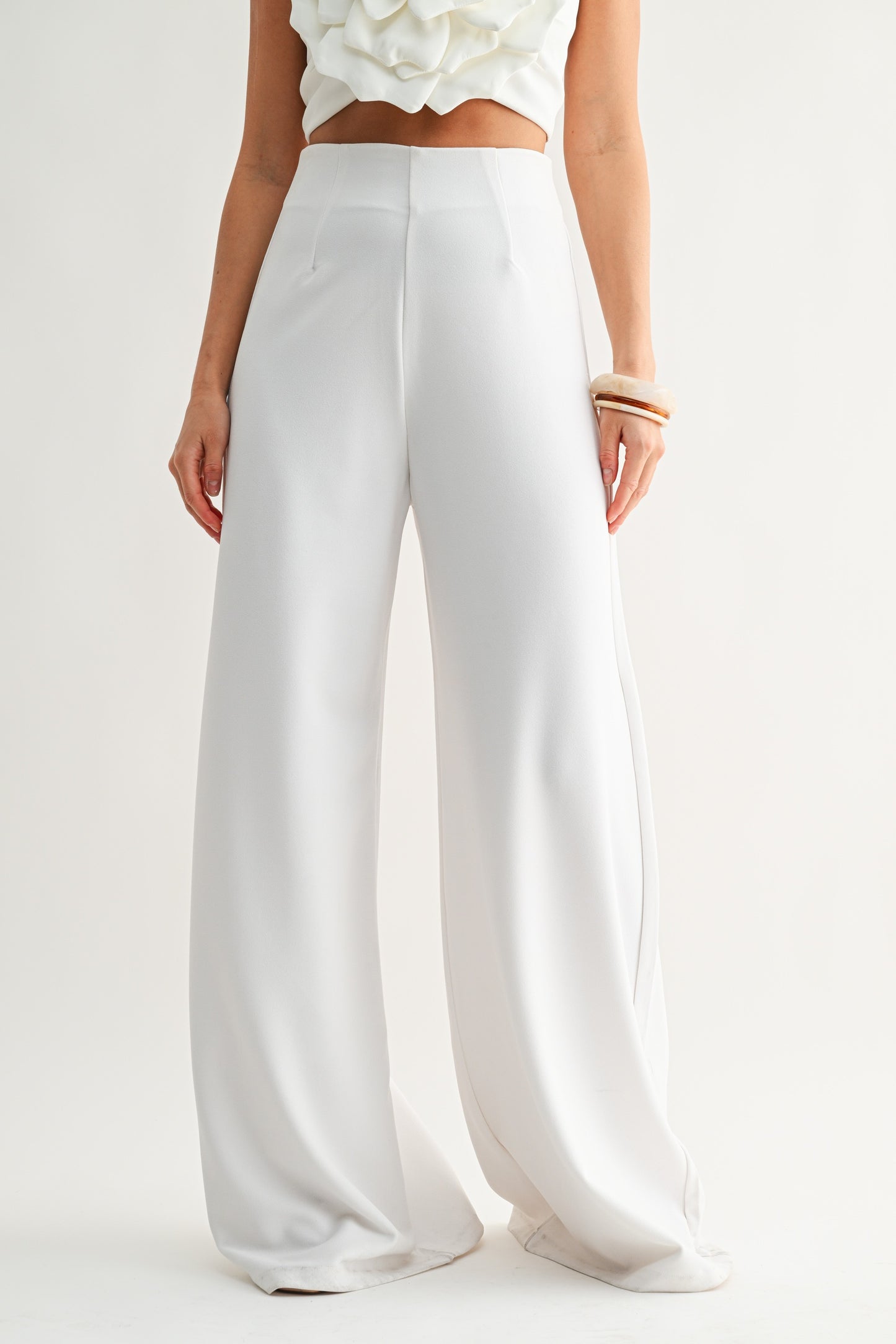 White Palazzo Pant