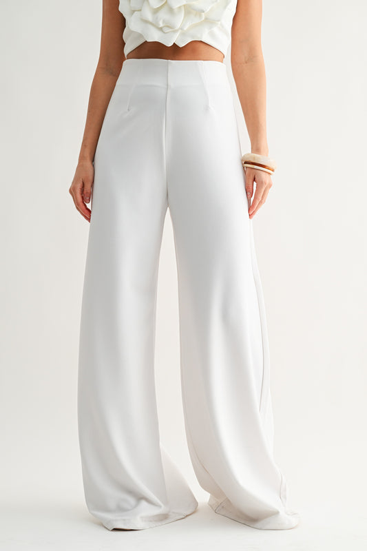 White Palazzo Pant