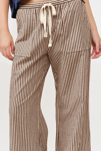 Striped Wide Pants