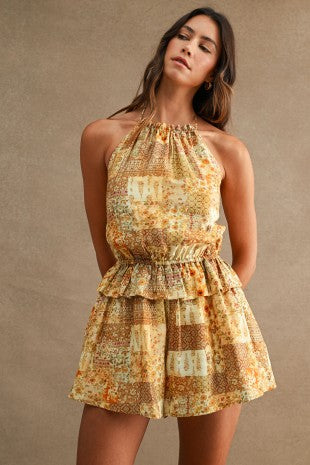 Bea Halter Romper