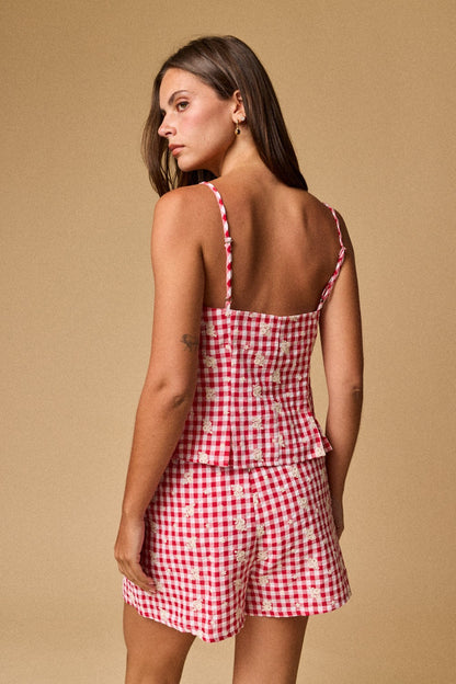 Gingham Short Set