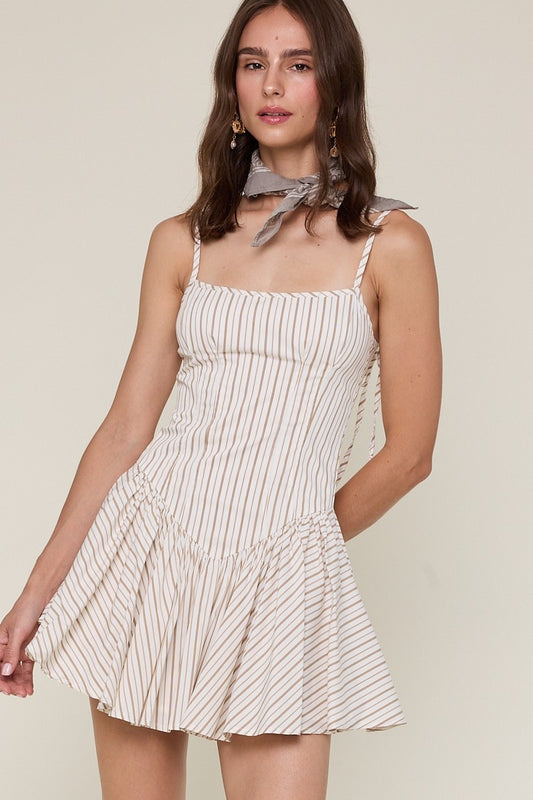 Striped Mini Dress (SEPTIEMBRE)